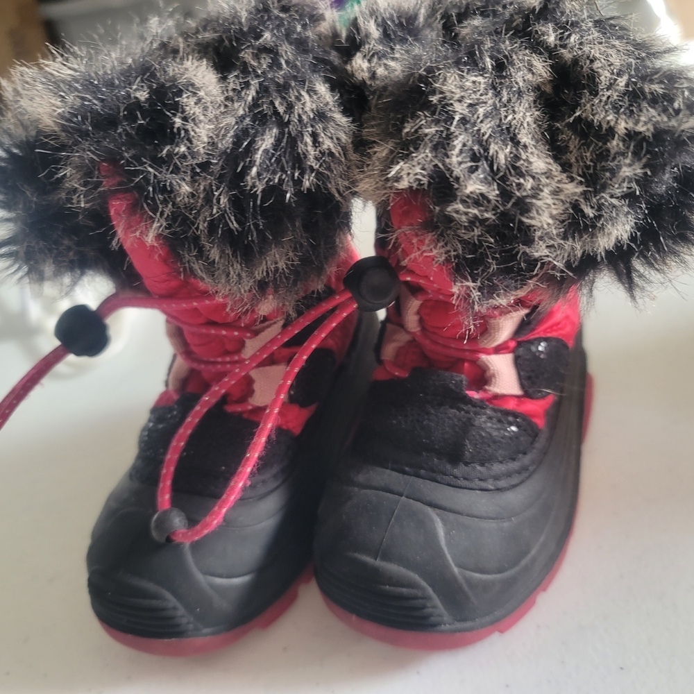 Kamik Kids Boots - Black and Red